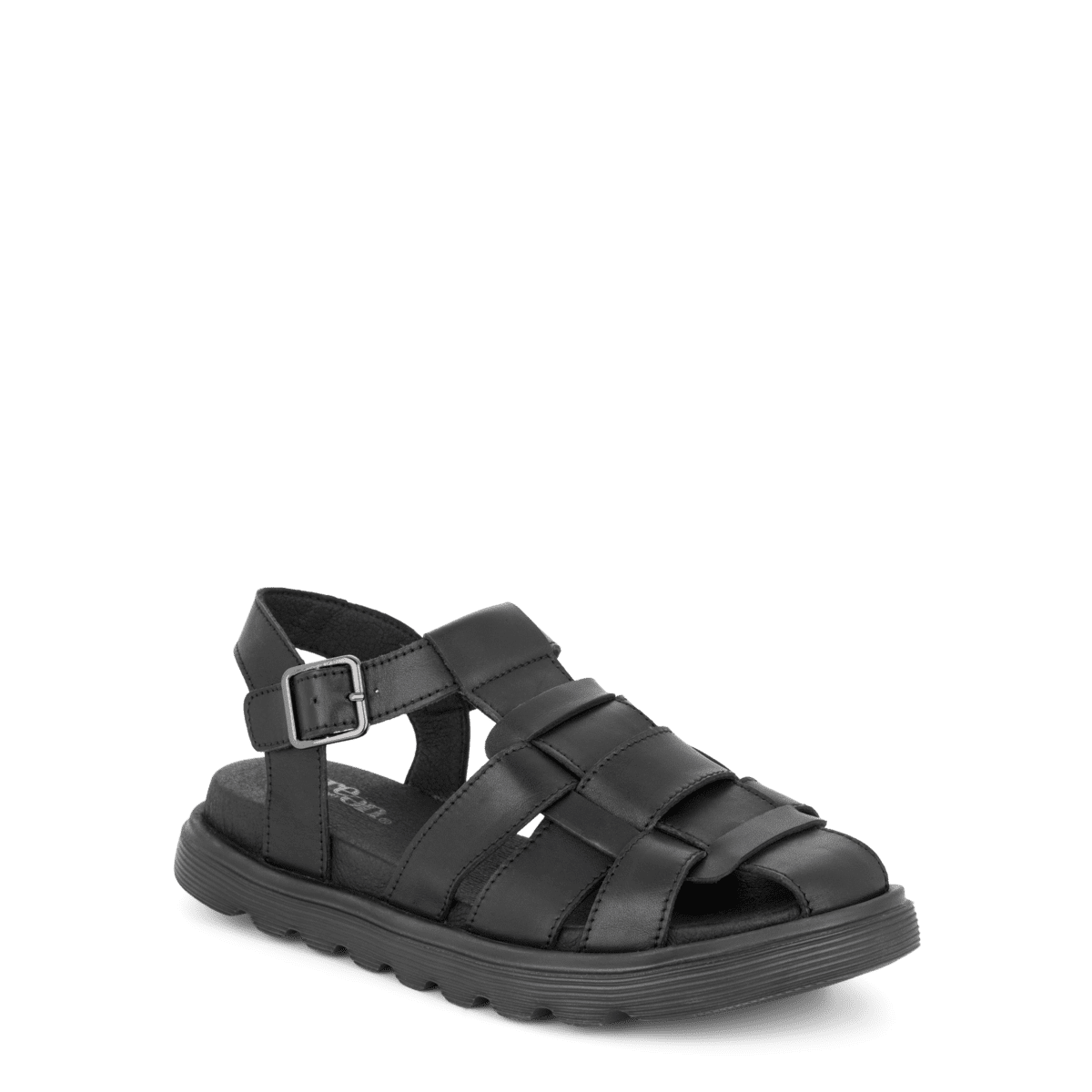 green_comfort_sort_flet_sandal-2 Green Comfort Sort Flet Sandal - Billede 1