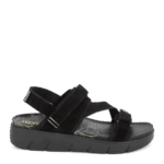 Green Comfort Sort Sandal Velcrorem - Billede 2