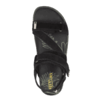 Green Comfort Sort Sandal Velcrorem - Billede 4