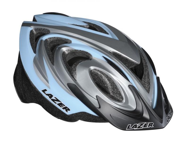hf32215 Hjelm Lazer is blå/grå str. 57-61cm - Billede 1