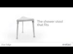 Edge badetaburet grå Etac - Billede 4