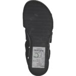 Jana Sort Sandal Med Elastik - Billede 3