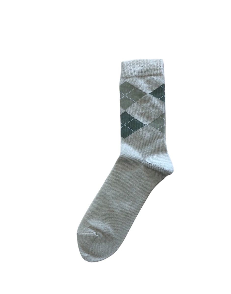 kt3620 Kt Strømpe Beige - Grøn - Billede 1