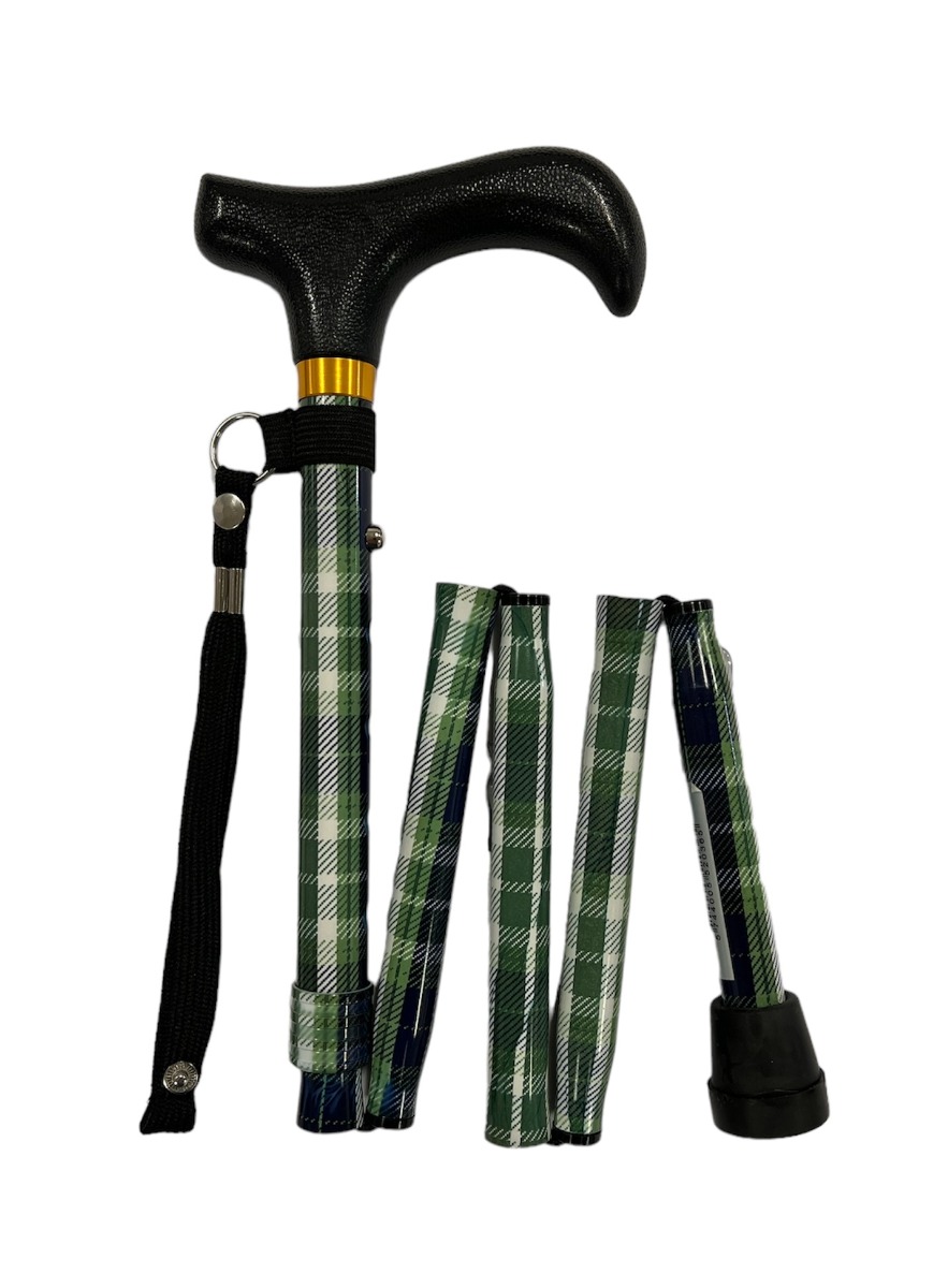 lav_stok_gr_n_design_foldsammen_ac709 Lav Stok Med Grøn Design Foldsammen - Billede 1