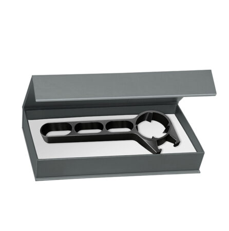 UDGÅET Multiåbner sort aluminium
