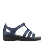 Damesandal blå str.41 m/spænde New Feet - Billede 2