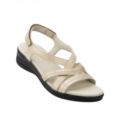 Sandal sort str.37 m/spænde