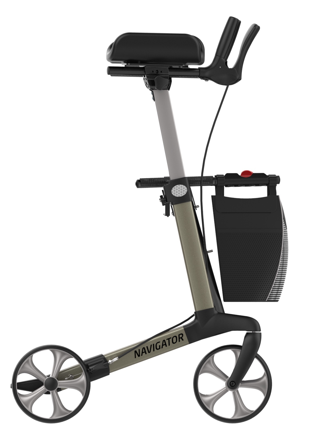 Rollator Navigator med roter armstøtte - Billede 3
