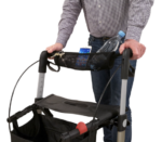 Netkurv til rollator, imellem håndtag - Billede 3