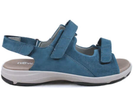 New Feet Blå Sandal Nubuck