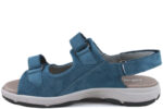 New Feet Blå Sandal Nubuck - Billede 3