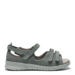 New Feet Army Grøn Sandal I Nubuck Læder - Billede 2