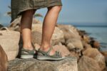 New Feet Army Grøn Sandal I Nubuck Læder - Billede 5