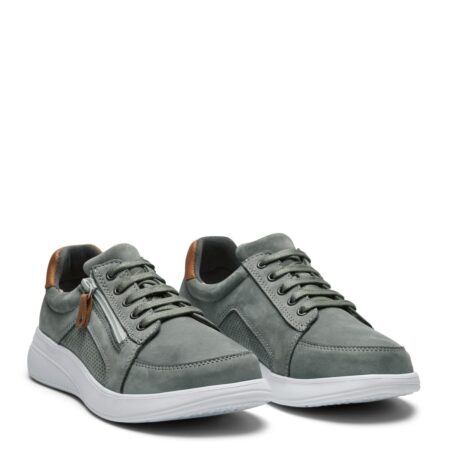 New Feet Armygrøn Sko Nubuck