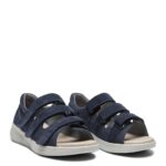 New Feet Sandal I Blå Med Hælkappe