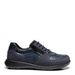 New Feet Blå Sko Med Textilstretch - Billede 2