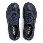New Feet Blå Sko Med Textilstretch - Billede 3
