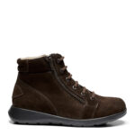 New Feet Brun Støvle Nubuck Læder Lynlås - Billede 4