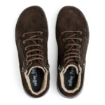 New Feet Brun Støvle Nubuck Læder Lynlås - Billede 2