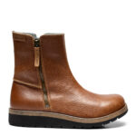 New Feet Chestnut Støvle Med Lynlåse - Billede 3