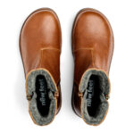 New Feet Chestnut Støvle Med Lynlåse - Billede 2