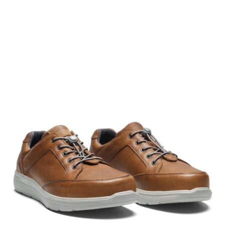 New Feet Cognac Sko Glat Læder