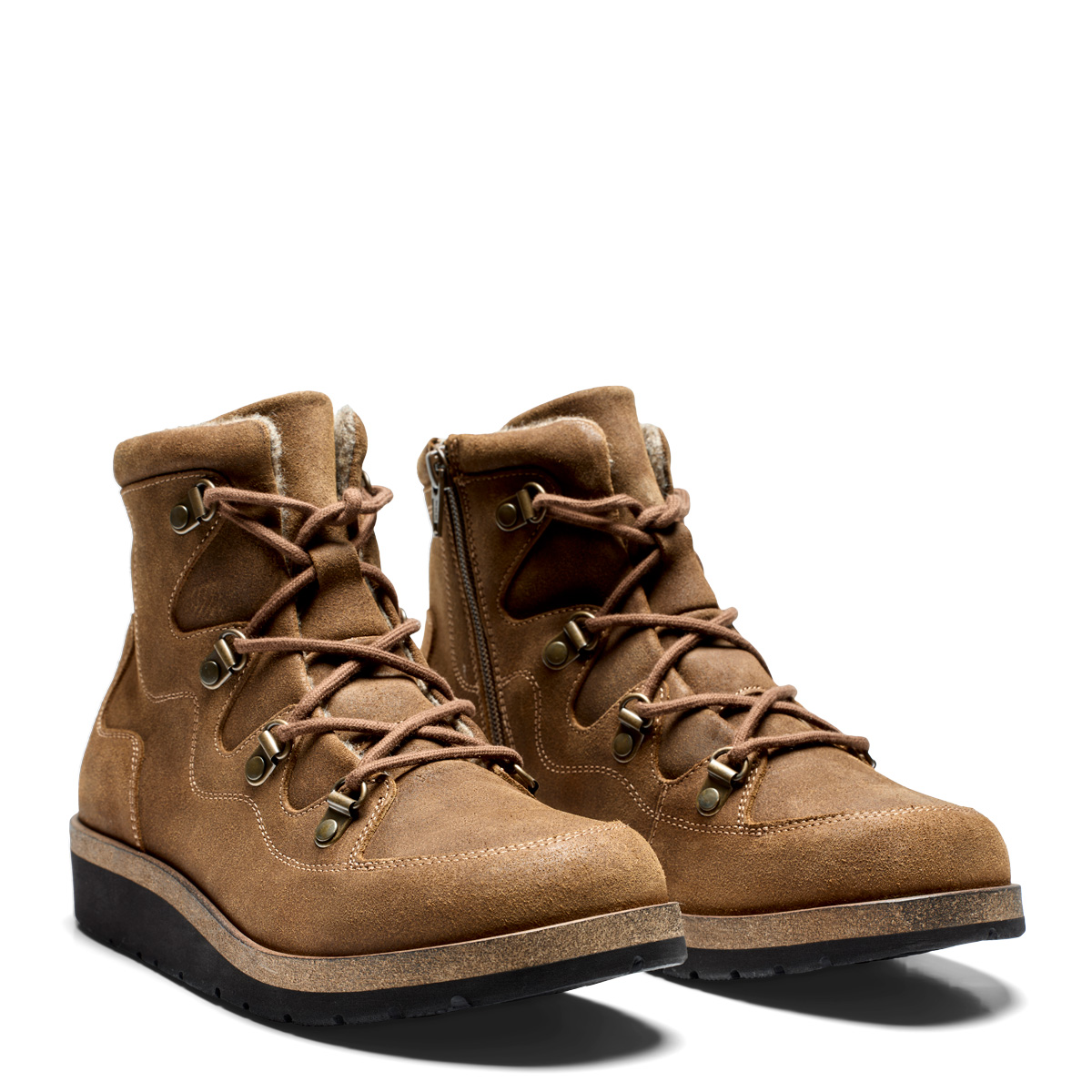 new_feet_cognac_st_vle_ruskind_l_der_242-12-1737-a-1 New Feet Cognac Støvle Ruskind Læder - Billede 1