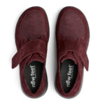 New Feet Darkwine Sko Med Stretchlæder - Billede 3