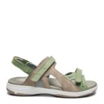 New Feet Grøn Sandal 2 Velcroremme - Billede 2