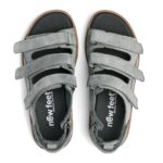 New Feet Grå Sandal Med Hælkappe - Billede 3