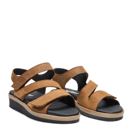 New Feet Natur Sandal Med 3 Velcro