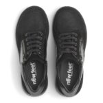 New Feet Sort Sko Ruskind Stretch - Billede 2