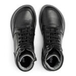 New Feet Kort Sort Støvle Glat Læder - Billede 3