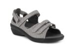 New Feet Sandal Grå m/hælkappe