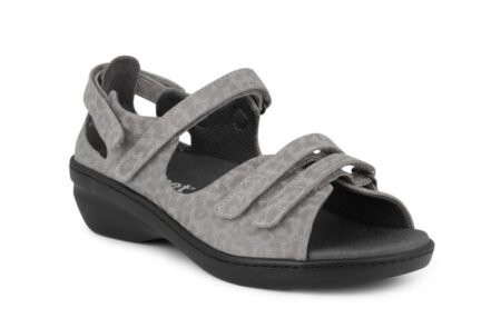 New Feet Sandal Grå m/hælkappe