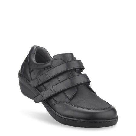 Damesko Sort m/2 velcro-remme