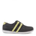 Sko Sort/Lime m/velcro - Billede 2