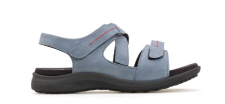 Sandal Blå str.42 m/skrå rem