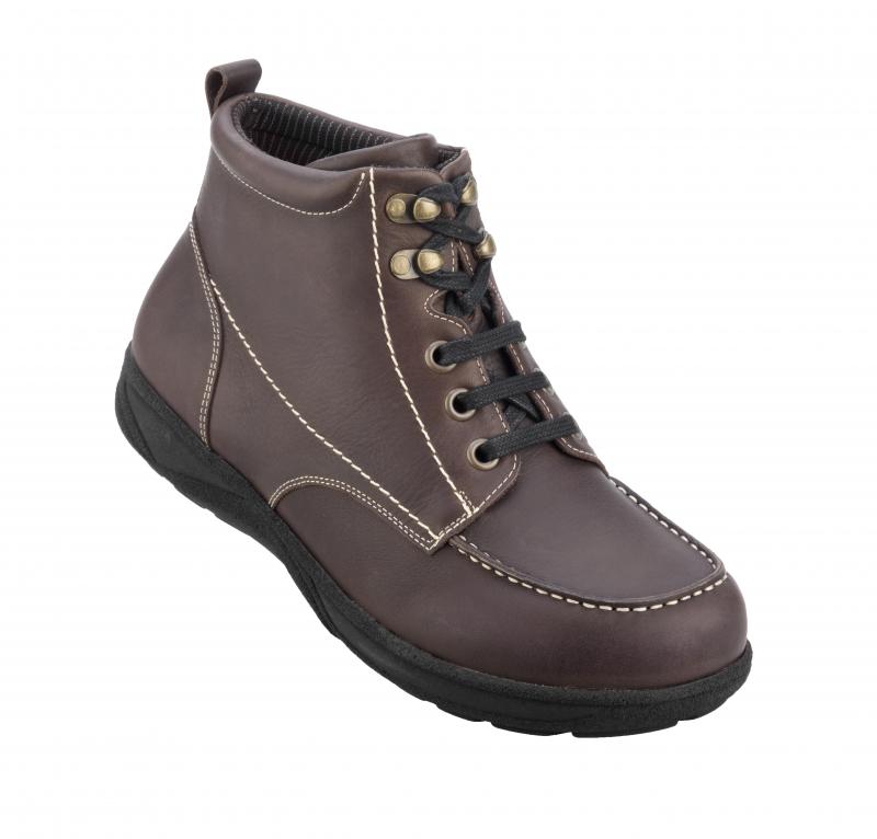 nf7240-brun-44 New Feet str.46 Støvlet Brun - Billede 1