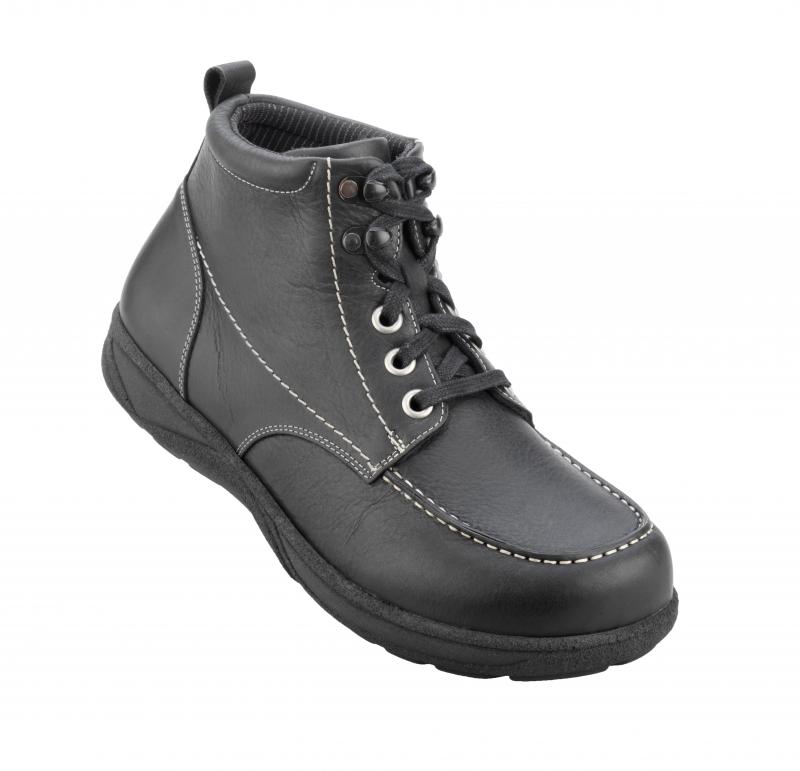 nf7240-sort-42_1 New Feet str.43 Herre støvlet Sort - Billede 1