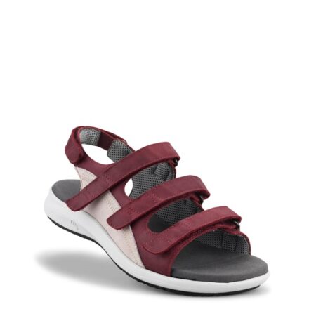 Sandal Bordo m/velcro New Feet