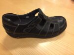 Sko sort m/velcro str.41