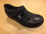 Sko sort m/velcro str.41 - Billede 2