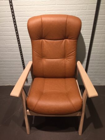 Sorø/Kastrup stol Cognac læder