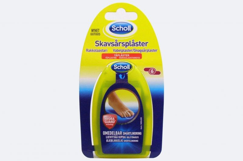 ny68003048 SCHOLL gel vabelplaster tå - Billede 1