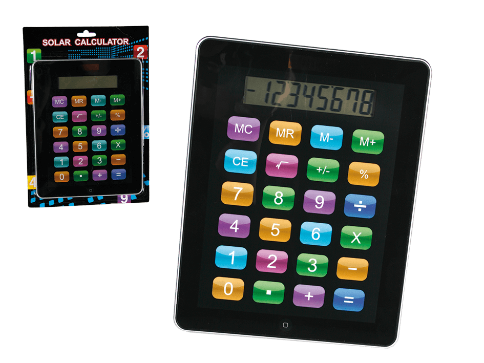of695014 UDGÅET Lommeregner / Calculator Ipad str - Billede 1