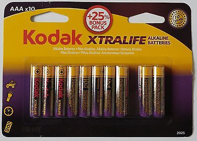 UDGÅET AAA Batteri Kodak 10 stk pak.