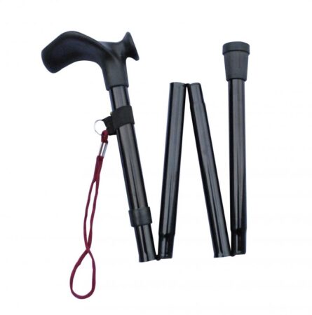 Stok sort venstre m/ergo-greb foldsammen