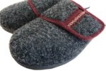 Damehjemmesko Slipper Grå Med Uldfoer - Billede 4