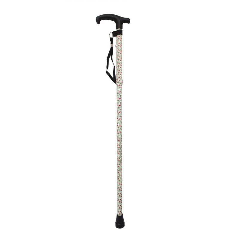 pla154-gr_n Stok Foldsammen Grøn Floral - Billede 1